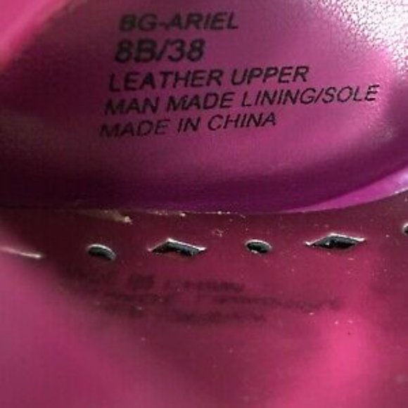 Unworn BCBG Womens Ariel Pink Berry Patent Leather Peep Toe Heel 8M - Picture 3 of 5